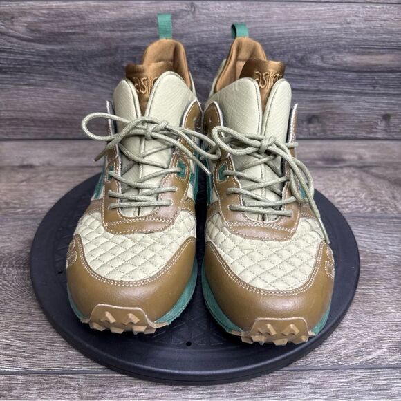 Asics Gel-Lyte MT Hunter Green Chestnut Running Shoes Mens Sz 10  M - Picture 2 of 8